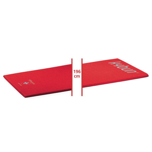 Active standing mat with fabric cover 196x46x2cm, Bordeaux