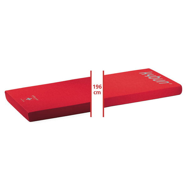 Active standing mat with fabric cover 196x46x6cm, Bordeaux