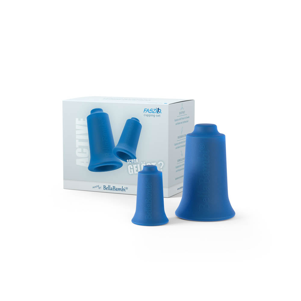 BellaBambi® Faszio® Cupping-Set ACTIVE (signalblau)