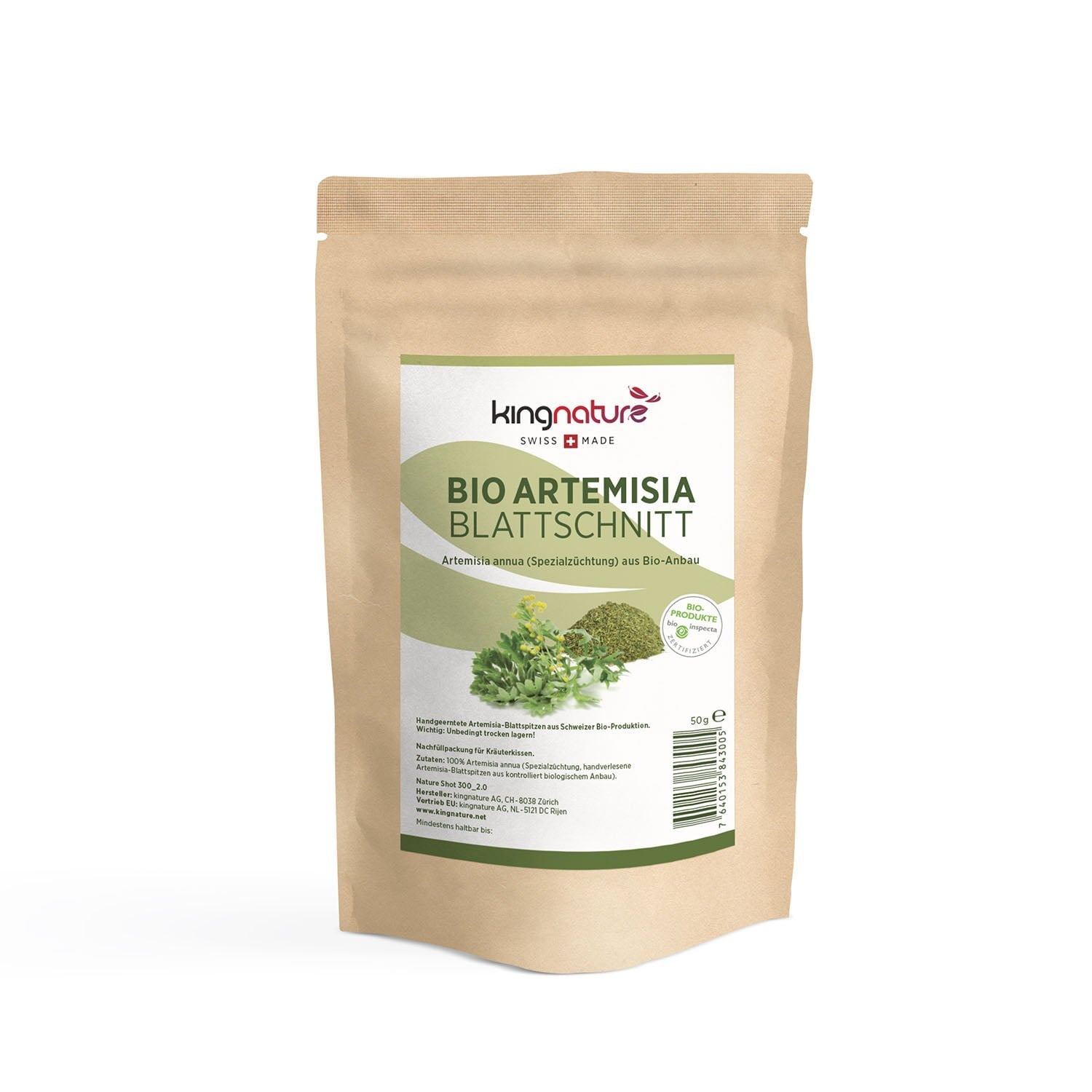 kingnature Artemisia Blattschnitt Bio