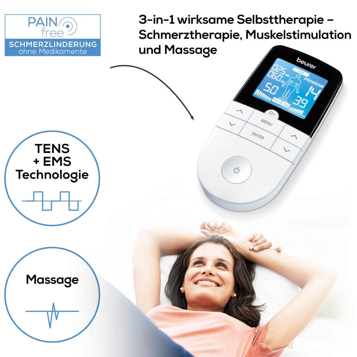 Beurer Elektrostimulation EM 49 Digital Tens/EMS