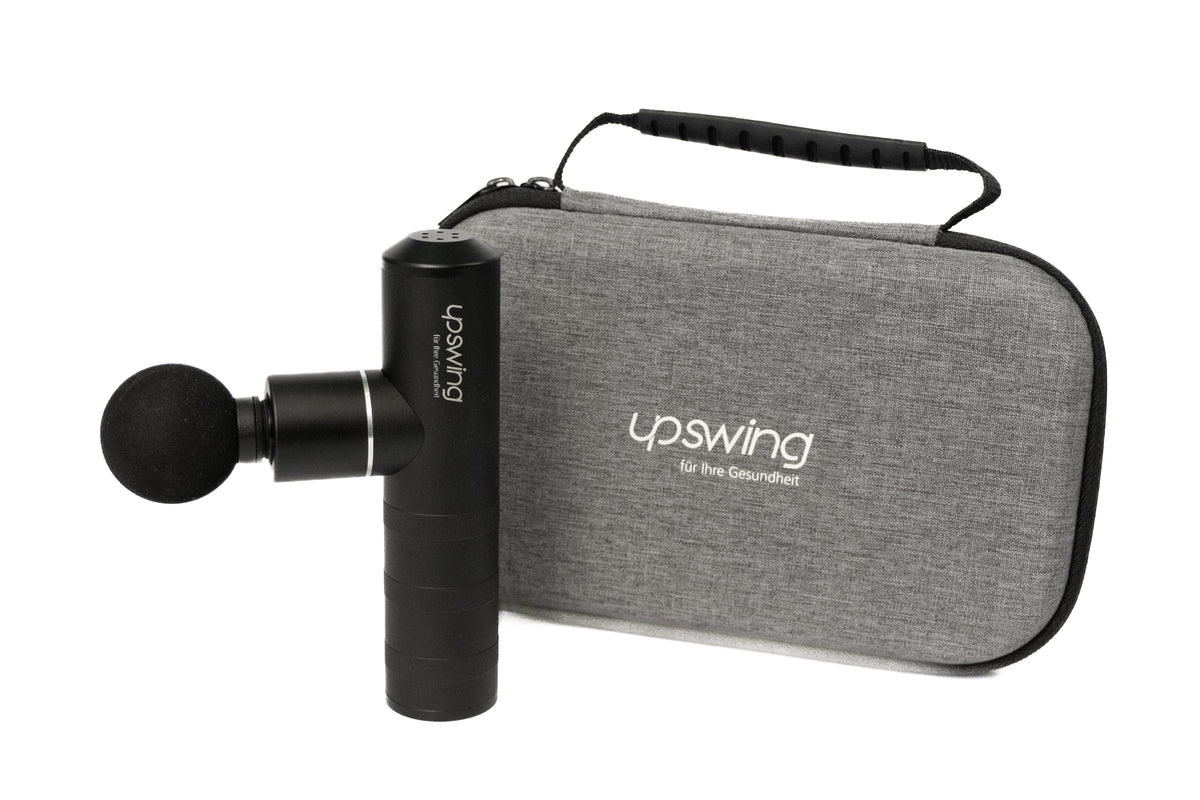 upswing Mini Massagepistole mit Wärmeaufsatz