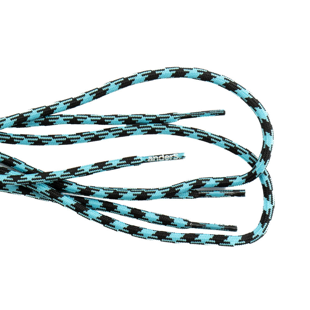 anders. Schnürsenkel Blau/Schwarz