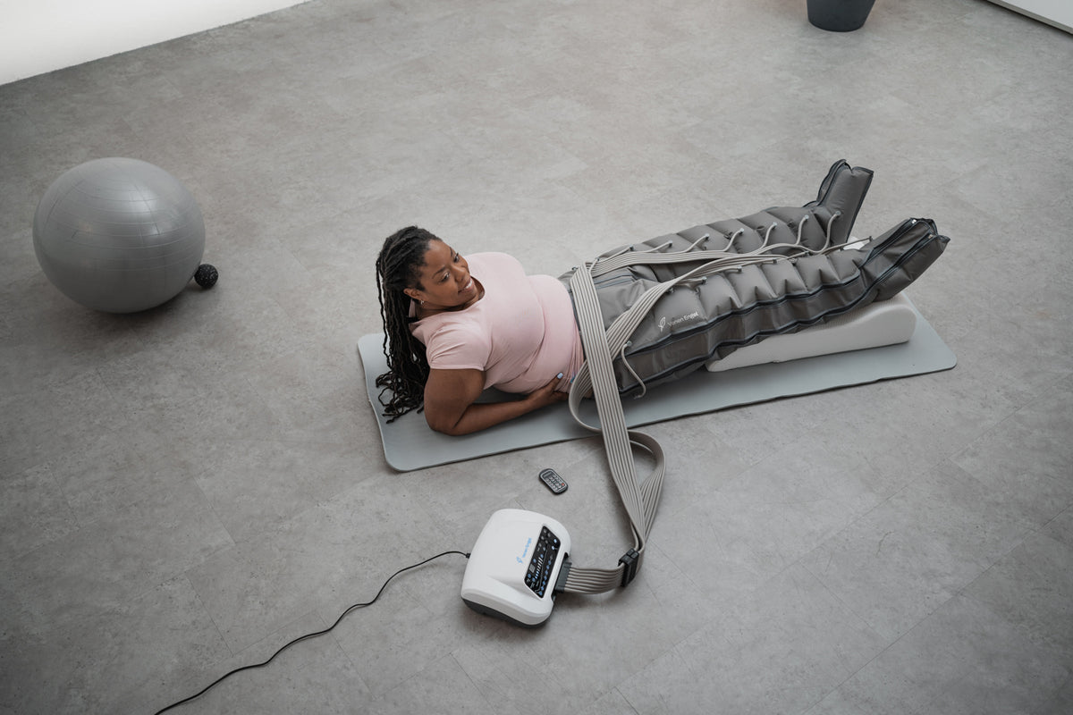 Venen Engel 8 Premium Massagegerät mit Lymph-Flow Pants
