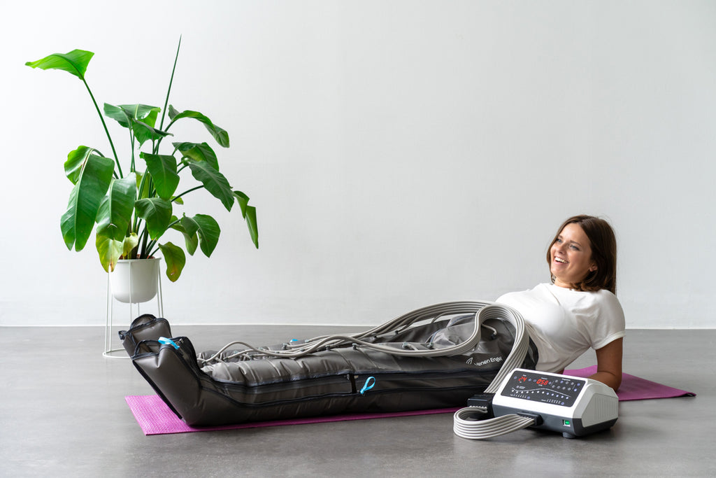Venen Engel 12 Premium Massagegerät mit Lymph-Flow Pants (Generalüberholt)