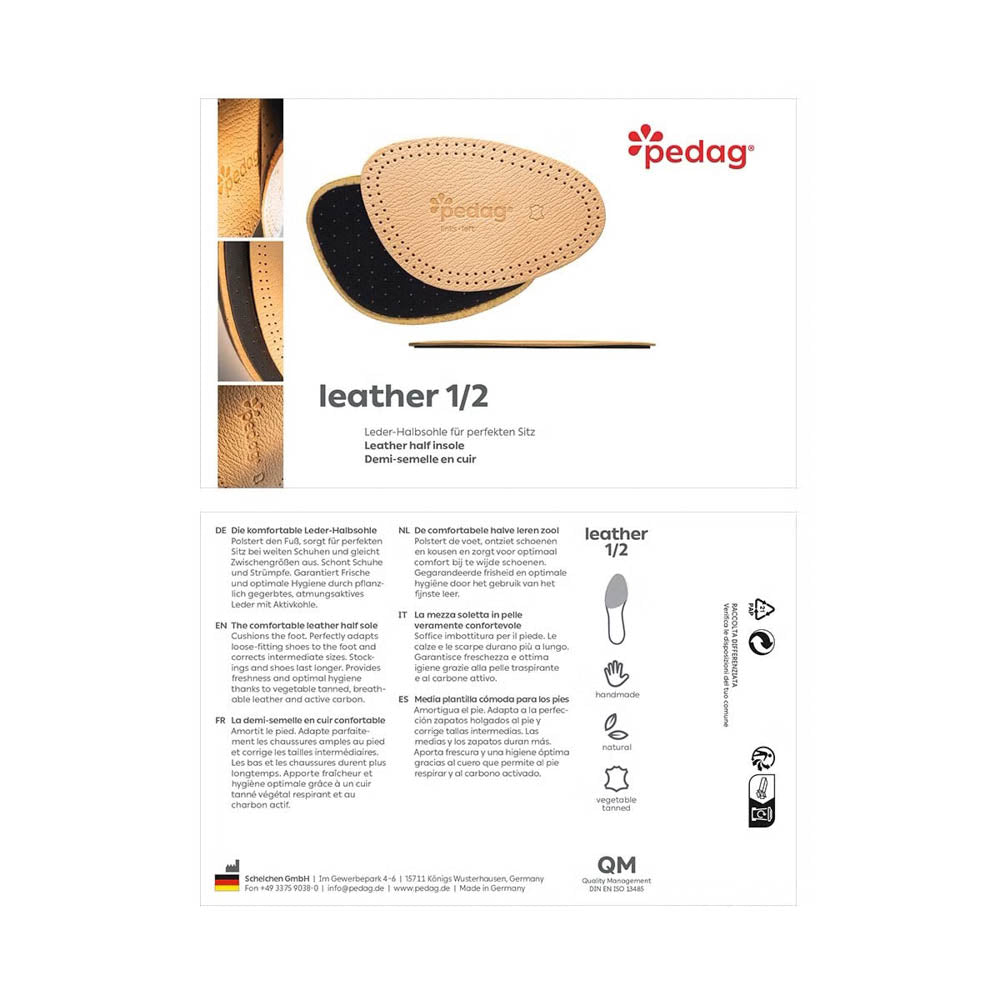 Pedag Leather Halbsohle