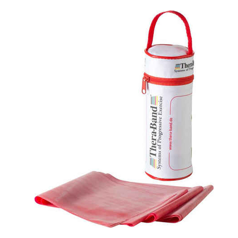 Theraband Beutel - 2.5m - rot (mittel)
