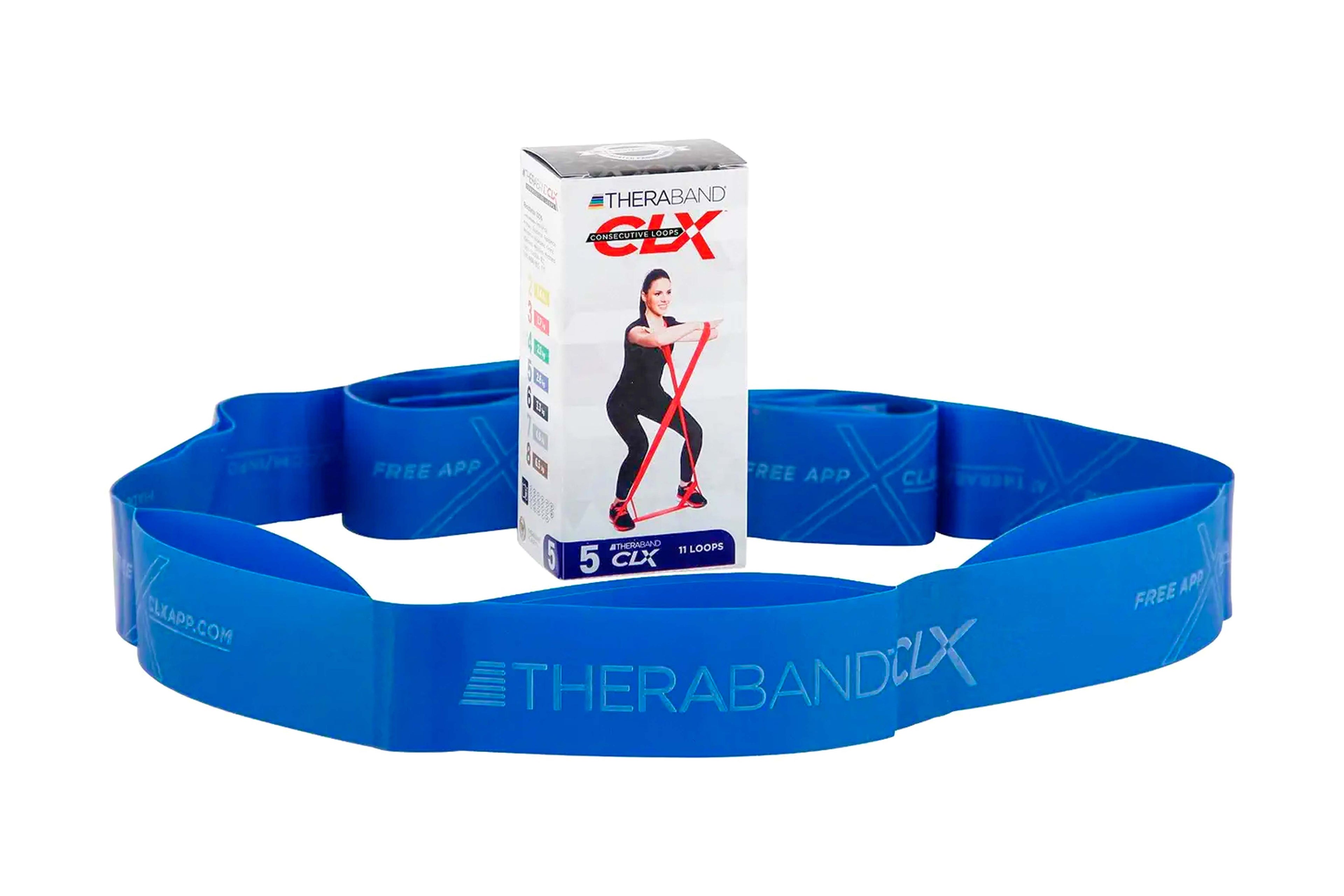 Theraband CLX11 Loops - blau (extrastark)