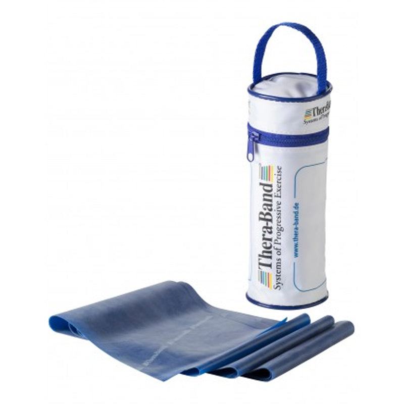 Theraband Beutel - 2.5m - blau (extrastark)