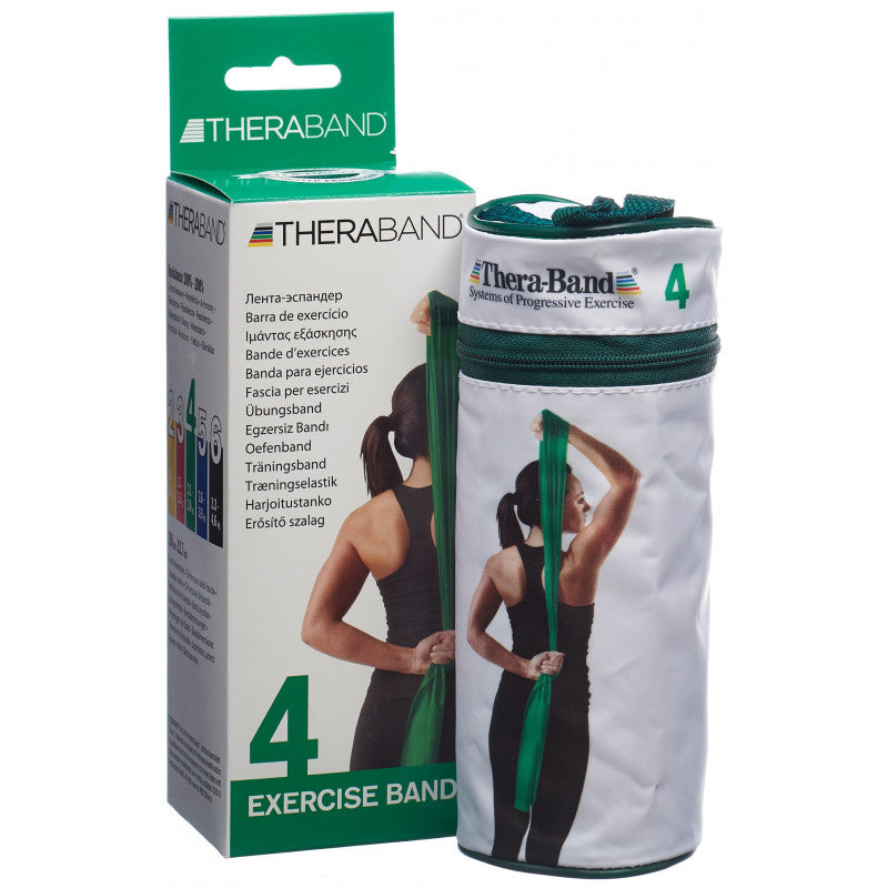 Theraband Beutel - 2.5m - grün (stark)