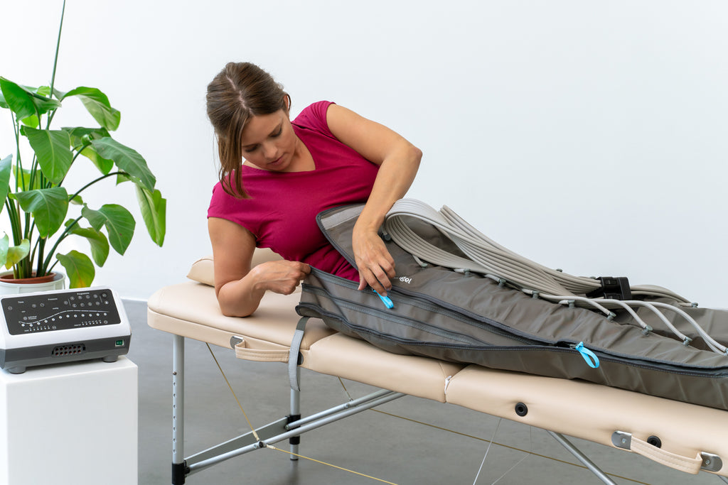 3 Monats Miete - Venen Engel 12 Premium Massagegerät mit Lymph-Flow Pants