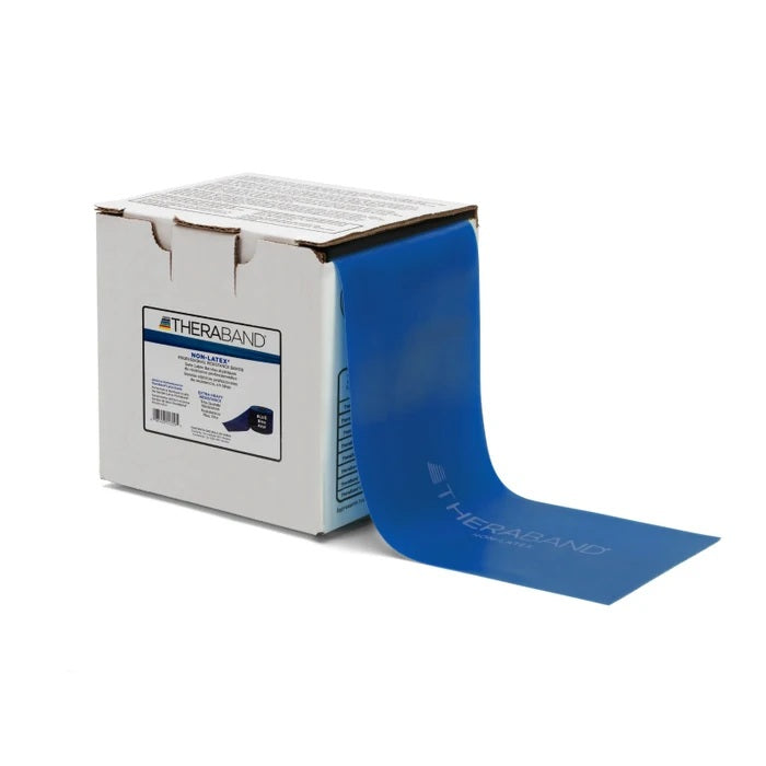 Theraband latexfrei 22m - blau (extrastark)
