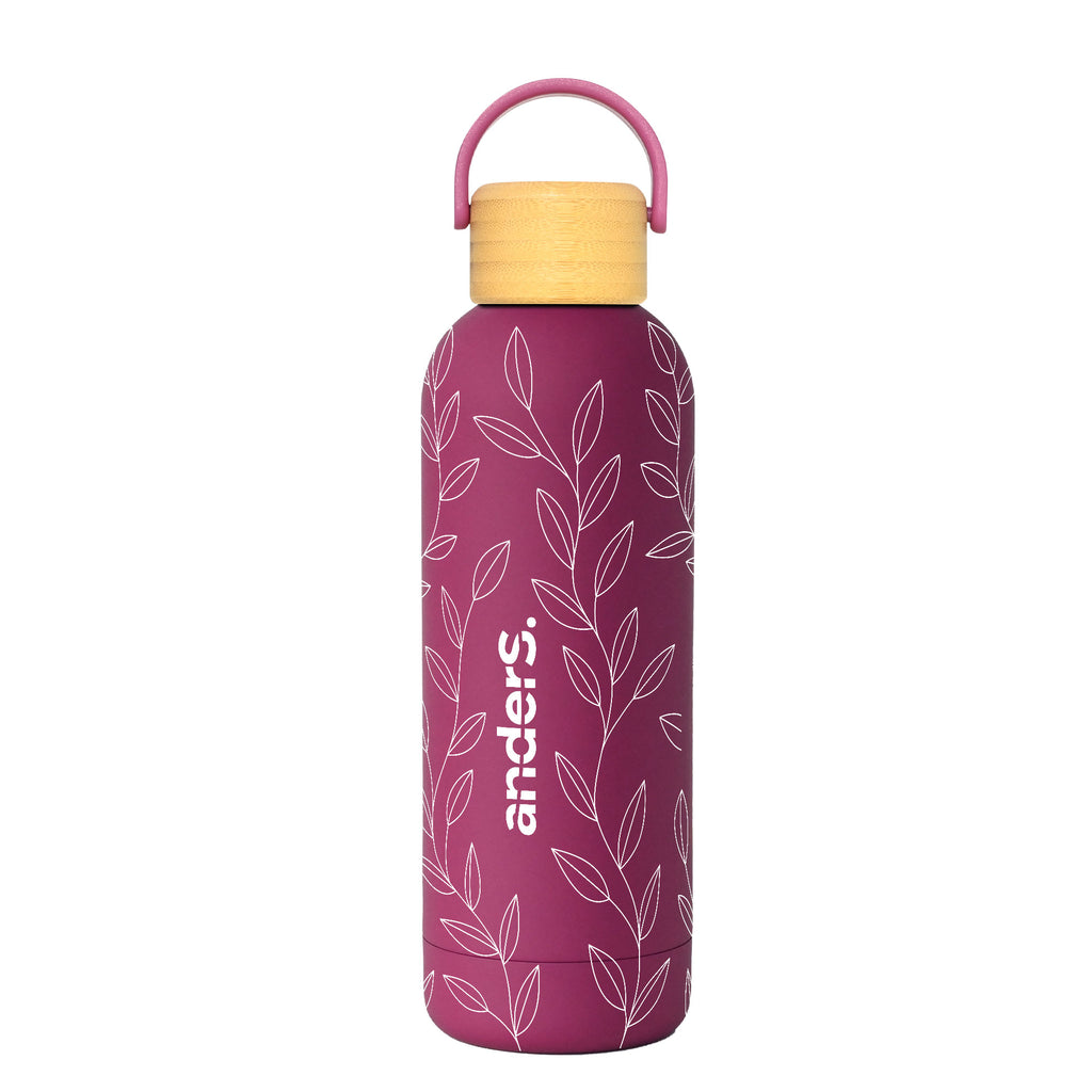 anders. Thermo-Trinkflasche Brombeere