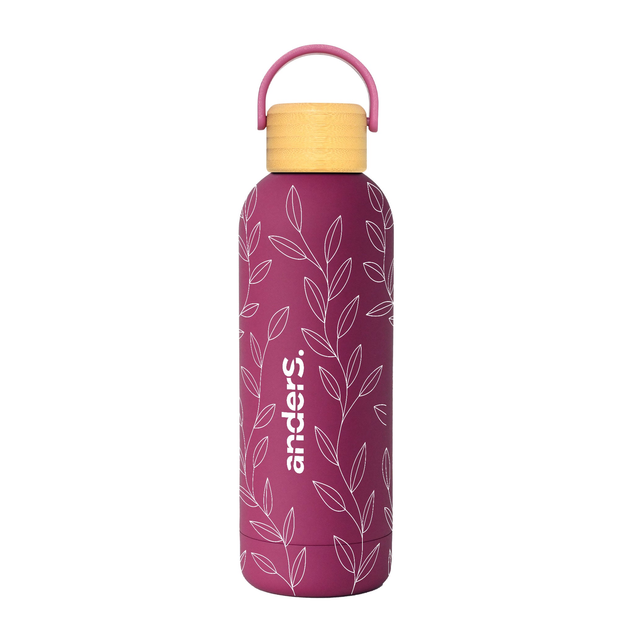 anders. Thermo-Trinkflasche Brombeere