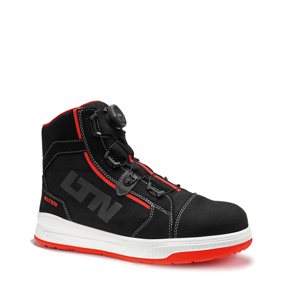 ELTEN Wellmaxx ISAAK XXST BOA® black-red mid ESD S2