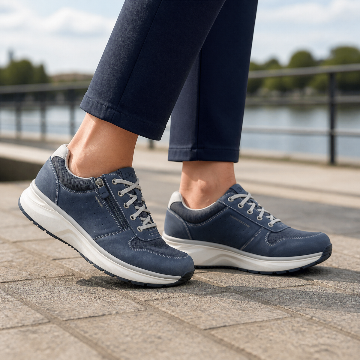 Joya Dynamo ZIP blue II, Herren-Sneaker, am Fuss