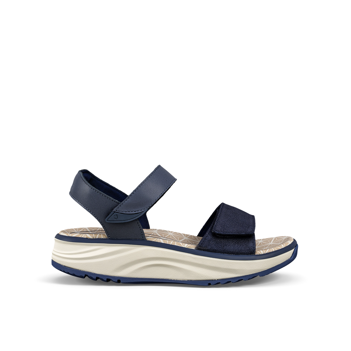 Joya Flores dark blue, Damensandale