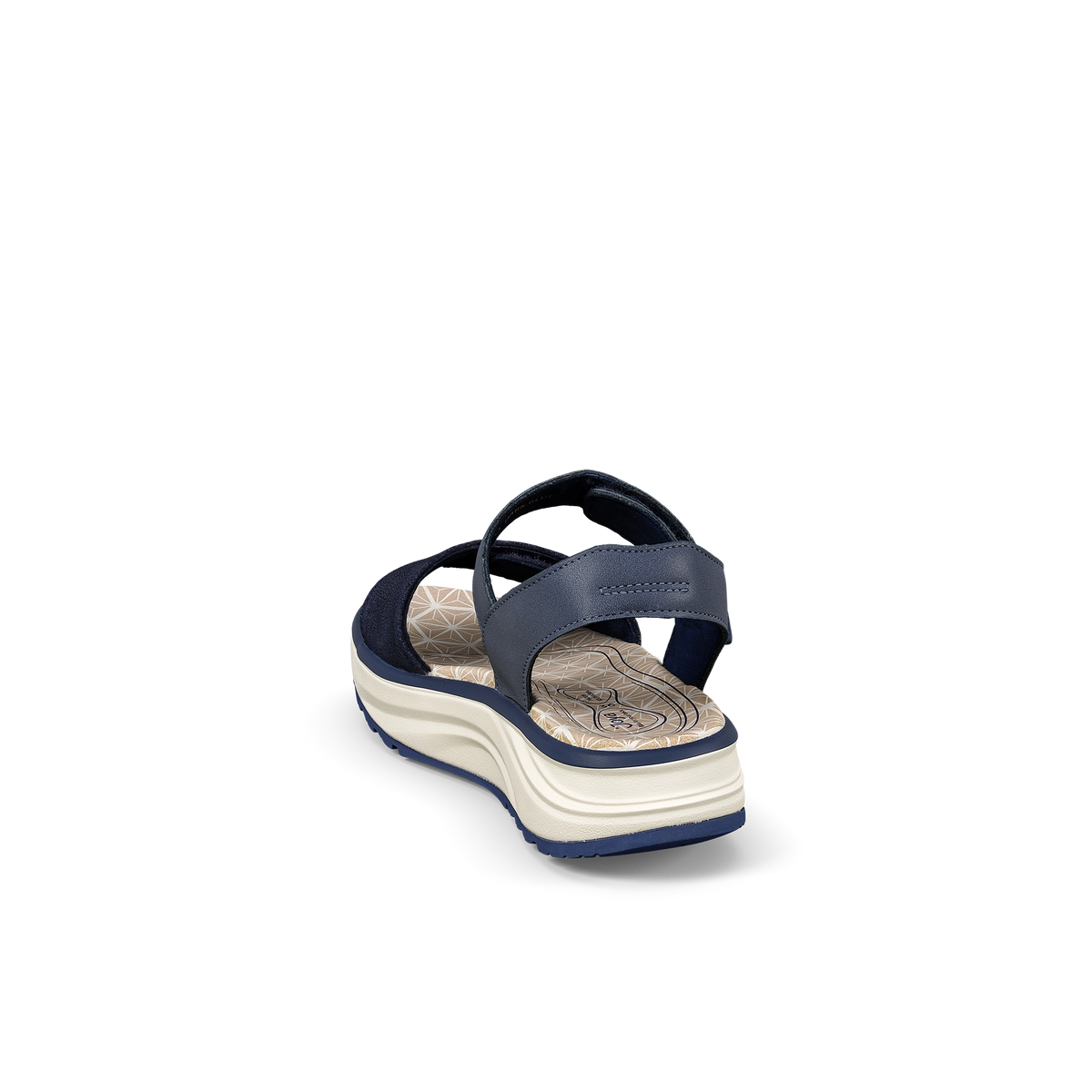 Joya Flores dark blue, Damensandale