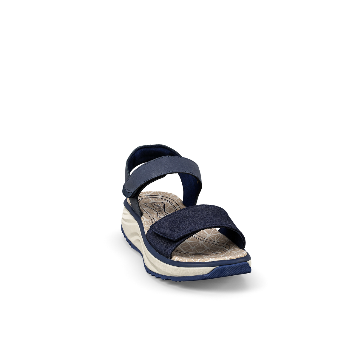 Joya Flores dark blue, Damensandale
