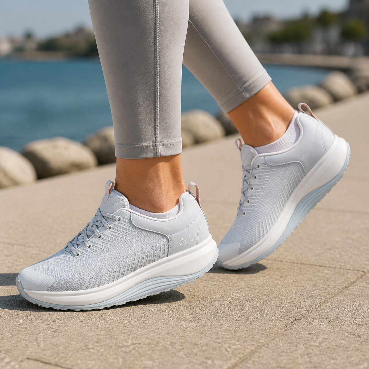 Joya Maui light blue, Damen-Sneaker, am Fuss