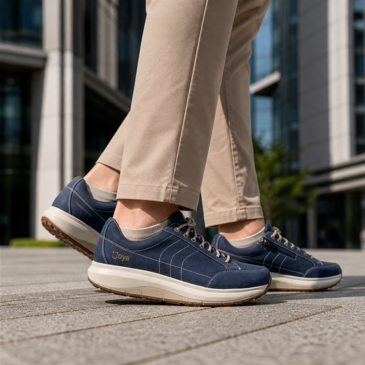 Joya Moscow ZIP blue II, Herren-Sneaker, am Fuss