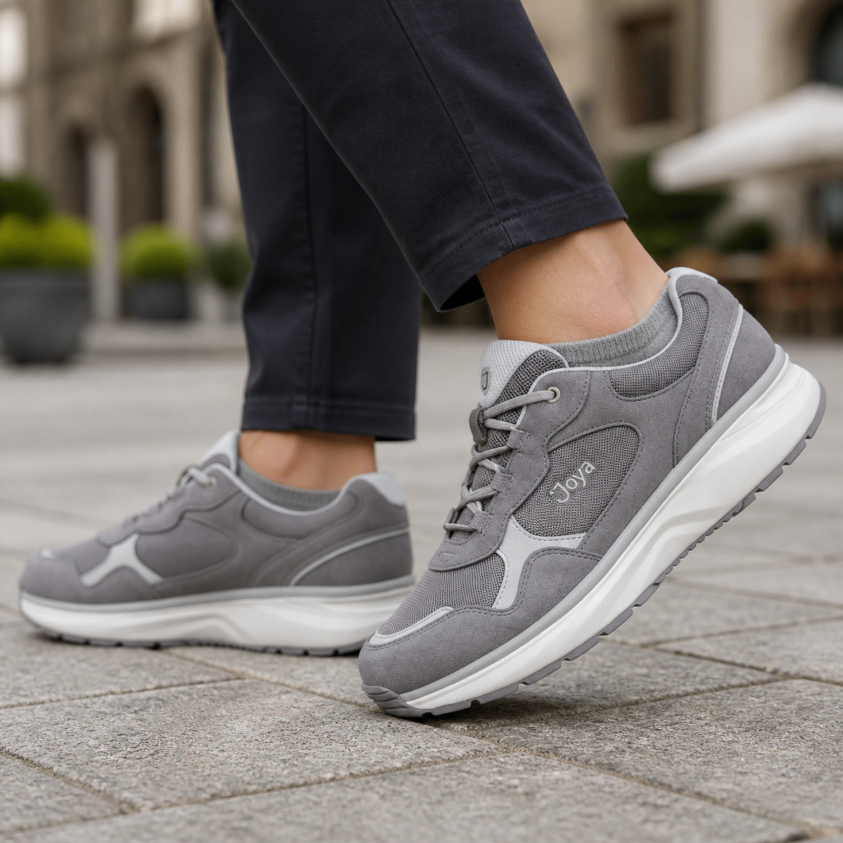 Joya Tony III grey, Herren-Sneaker, am Fuss