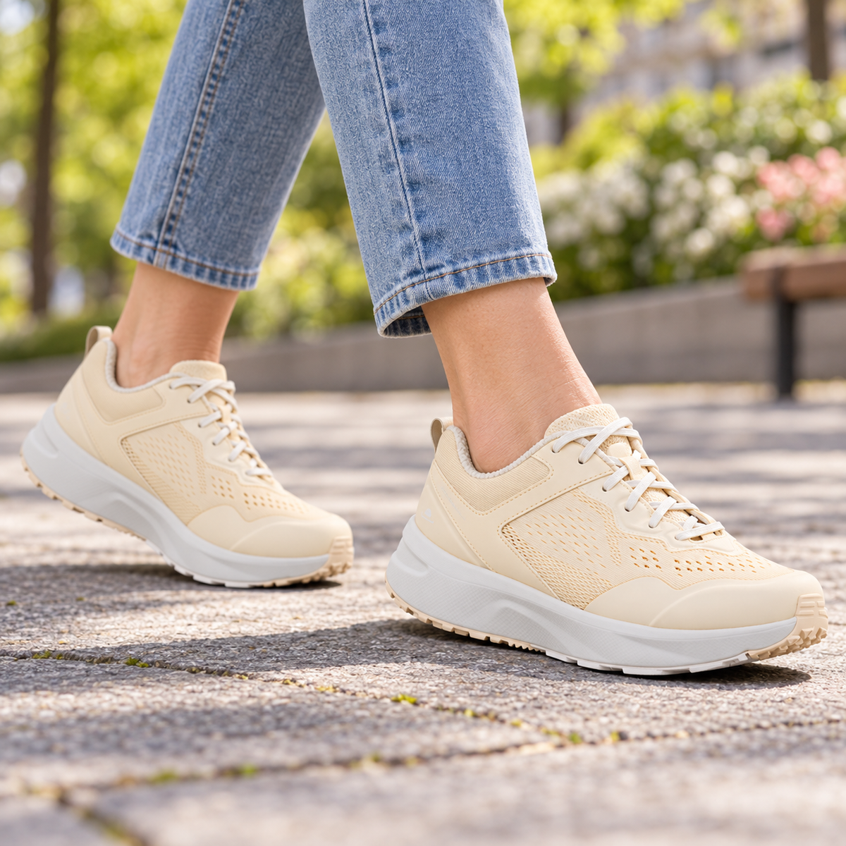 Joya Veloce light yellow, Damen-Sneaker