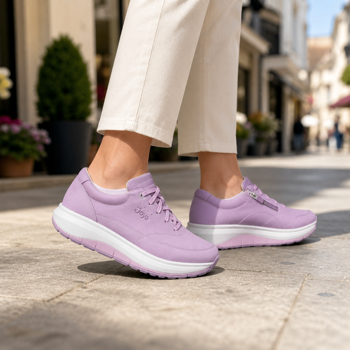 Joya Venice ZIP light purple, Damen-Sneaker, am Fuss
