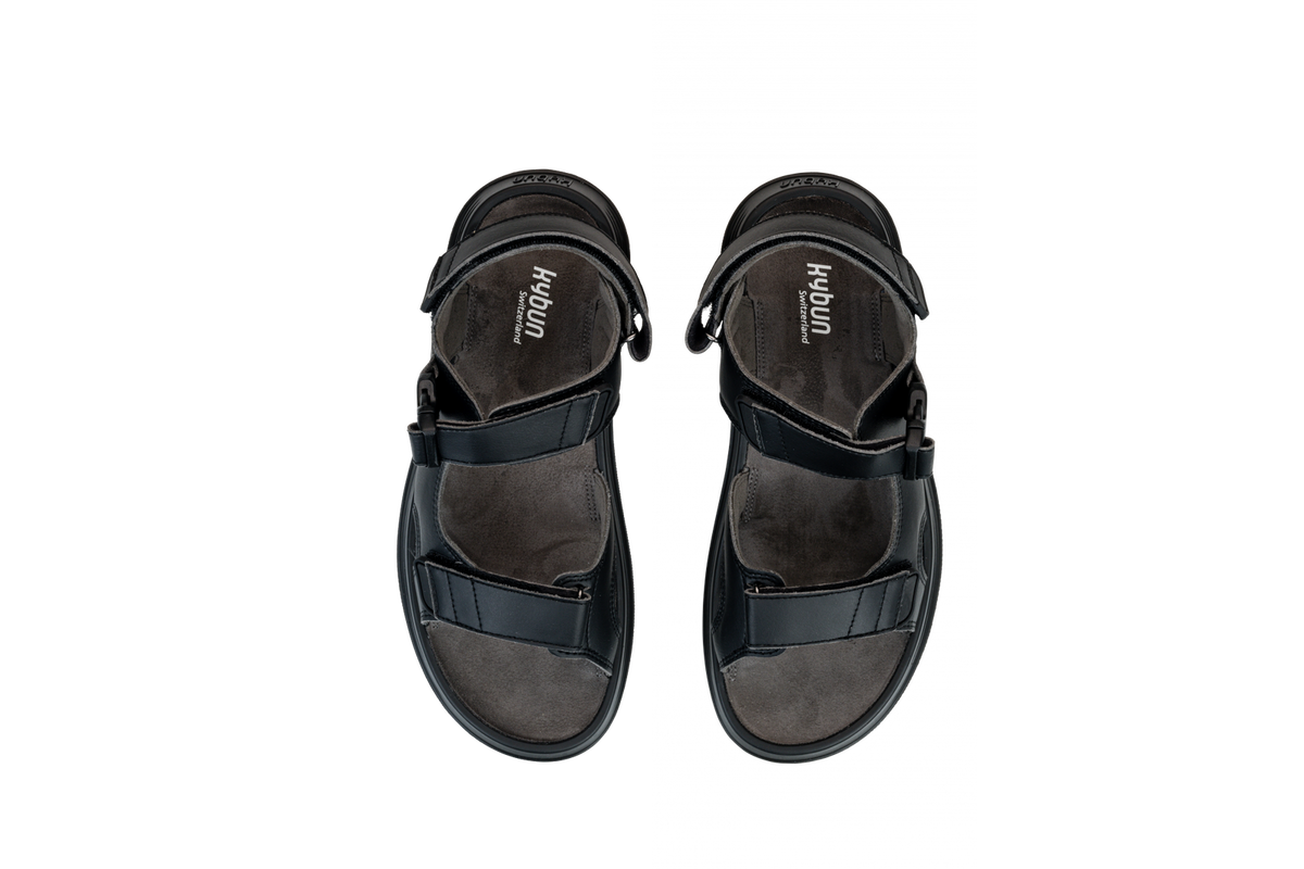 kybun Brissago black, Herrensandale
