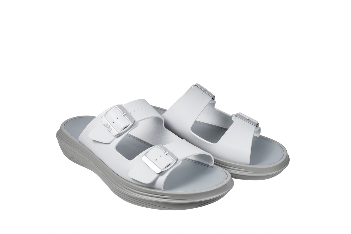 kybun Uri FG white, Herrensandale