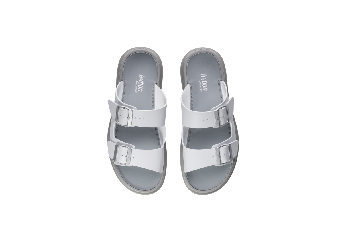 kybun Uri FG white, Herrensandale